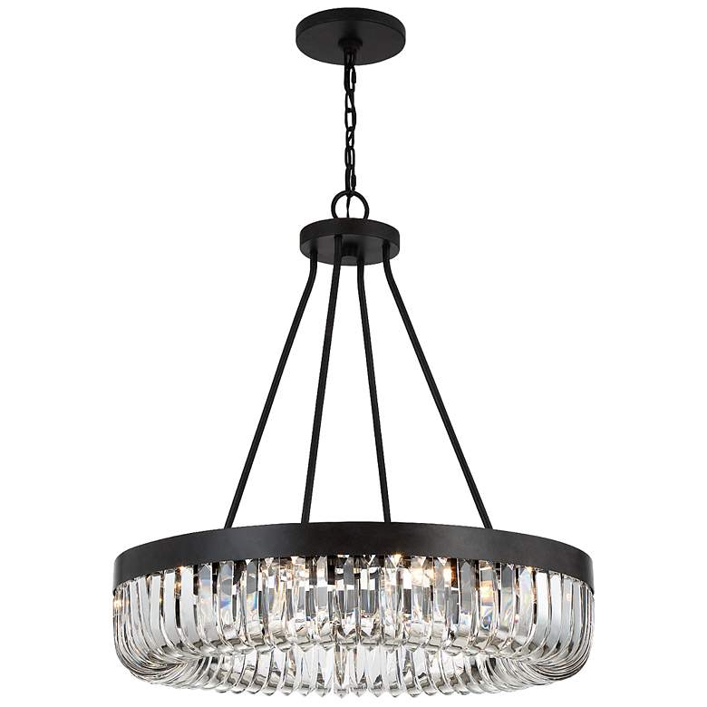 Image 1 Alister 10 Light Charcoal Bronze Chandelier