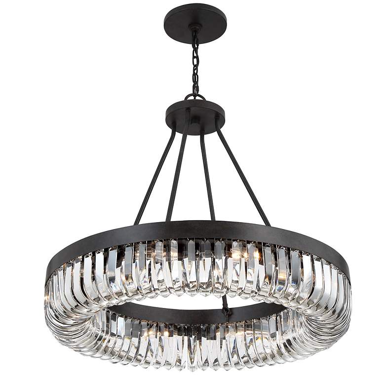 Image 2 Alister 10 Light Charcoal Bronze Chandelier more views