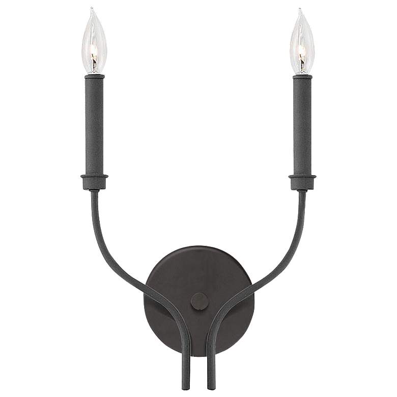 Image 1 Alister 14 1/4 inch High Bronze Wall Sconce by Hinkley Lighting