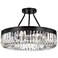 Alister 23 1/4" Wide Charcoal Bronze 8-Light Ceiling Light