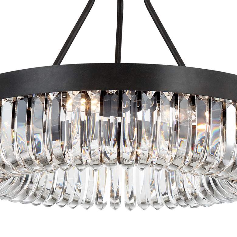 Image 4 Alister 23 1/4" Wide Charcoal Bronze 8-Light Ceiling Light more views