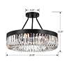 5_Alister 23 1/4" Wide Charcoal Bronze 8-Light Ceiling Light more views