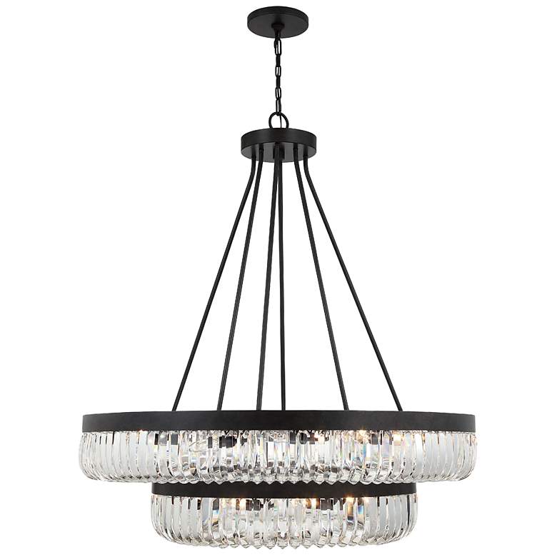 Image 1 Alister 26 Light Charcoal Bronze Chandelier