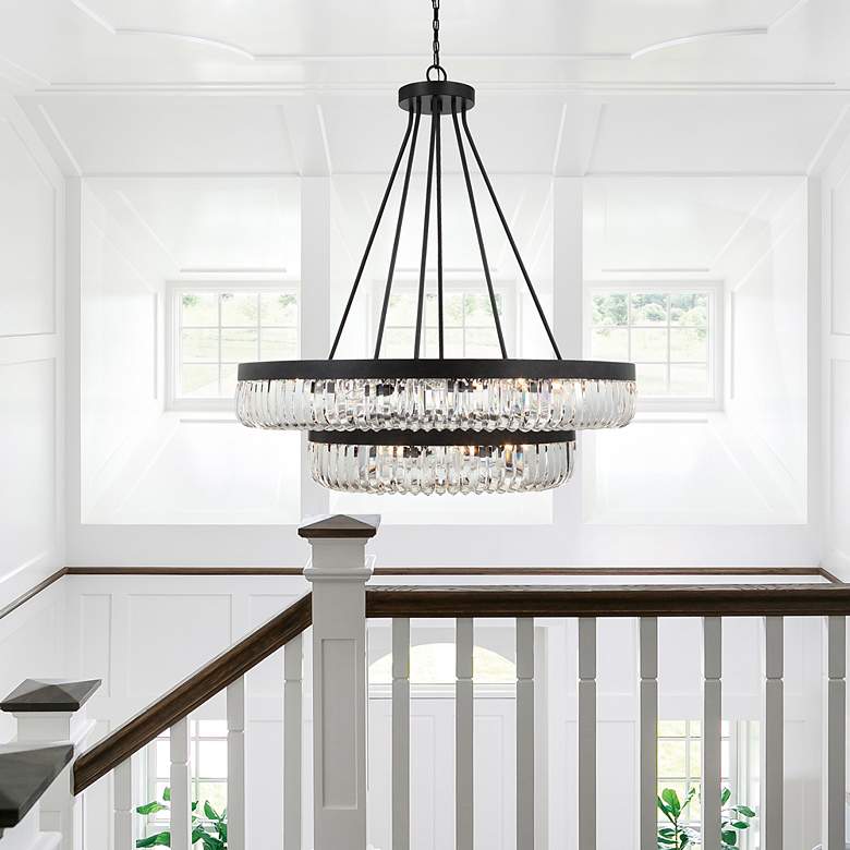 Image 5 Alister 26 Light Charcoal Bronze Chandelier more views