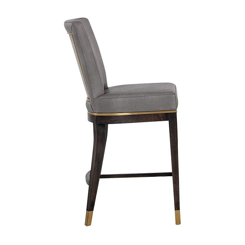 Image 6 Alister 27 3/4" High Gray and Gold Counter Stool more views