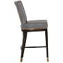 Alister 27 3/4" High Gray and Gold Counter Stool