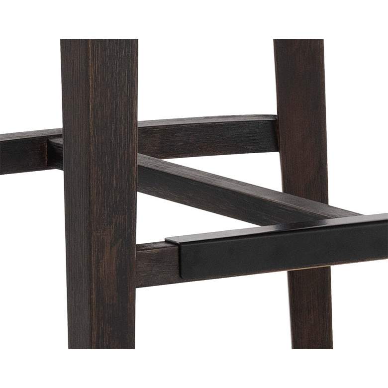 Image 4 Alister 31 3/4" High Black and Gold Barstool more views