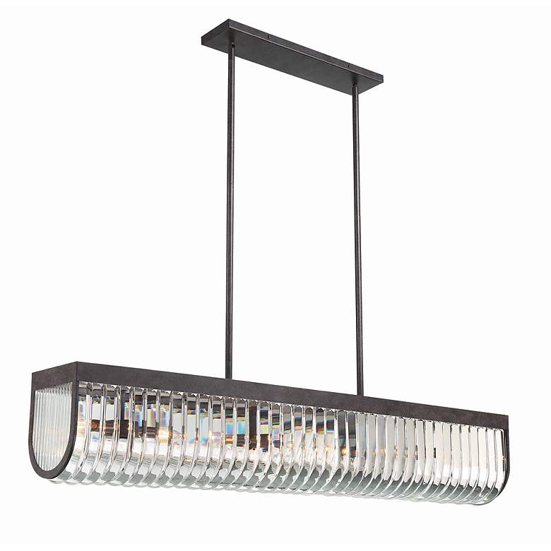 Image 3 Alister 6 Light Charcoal Bronze Chandelier more views