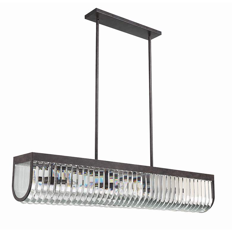 Image 4 Alister 6 Light Charcoal Bronze Chandelier more views
