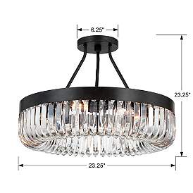 Image5 of Alister 8 Light Charcoal Bronze Ceiling Mount more views