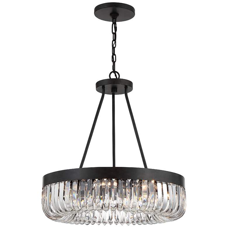 Image 1 Alister 8 Light Charcoal Bronze Chandelier