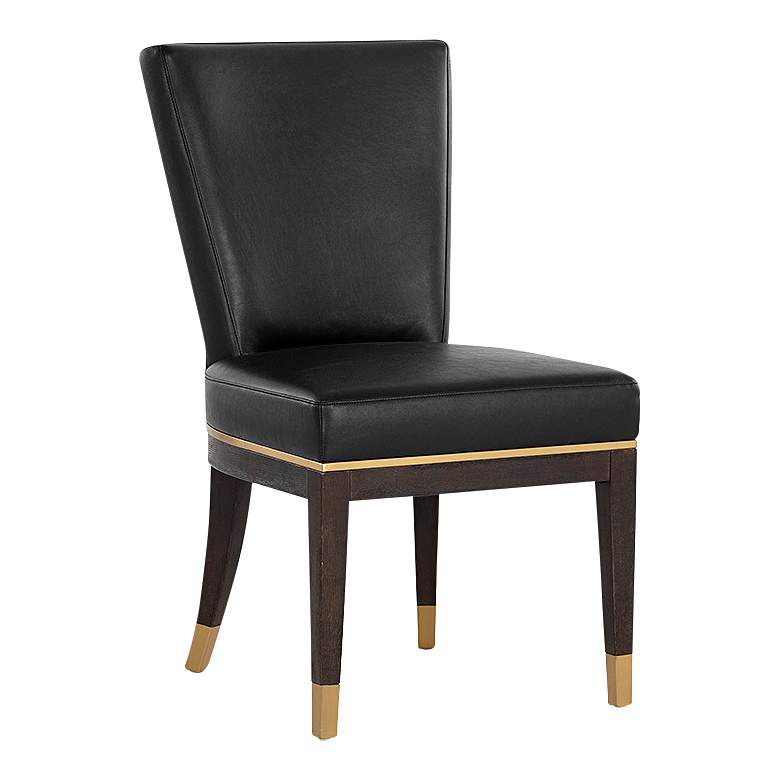 Image 2 Alister Black and Gold Dining Chair