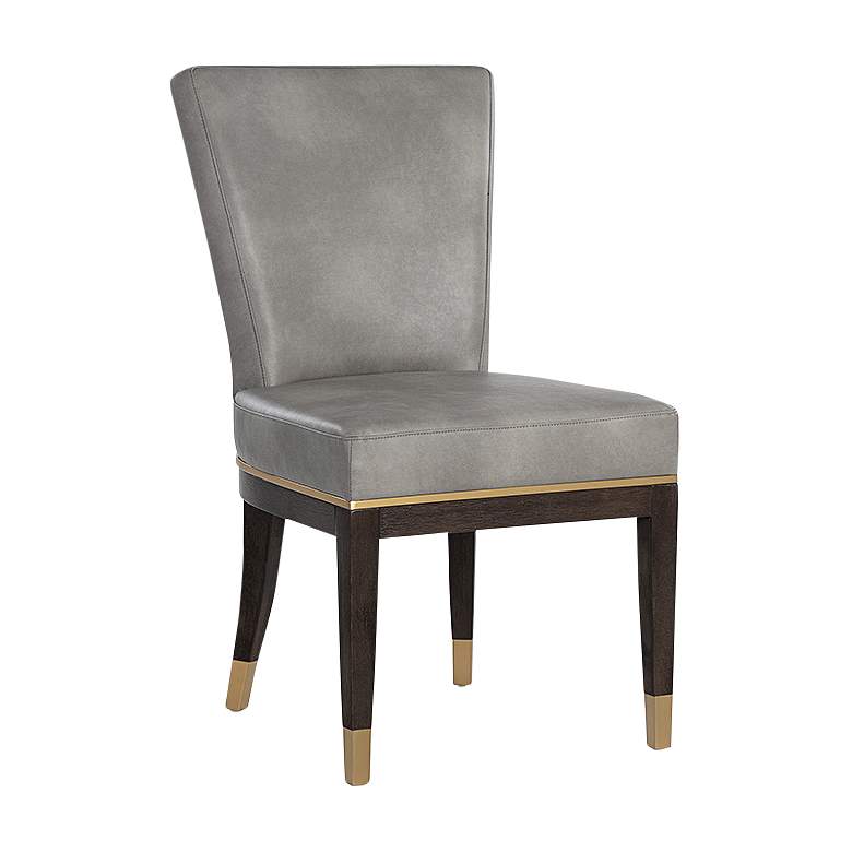 Image 2 Alister Gray and Gold Dining Chair