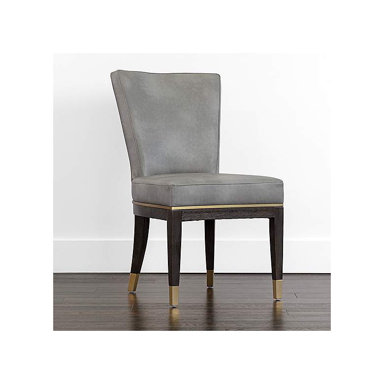 Image 1 Alister Gray and Gold Dining Chair