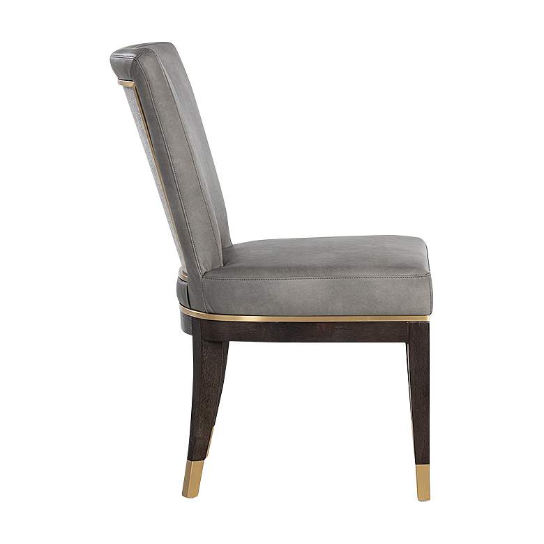 Image 6 Alister Gray and Gold Dining Chair more views
