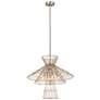 7_Alito 25" Wide Polished Nickel 6-Light Cage Chandelier more views