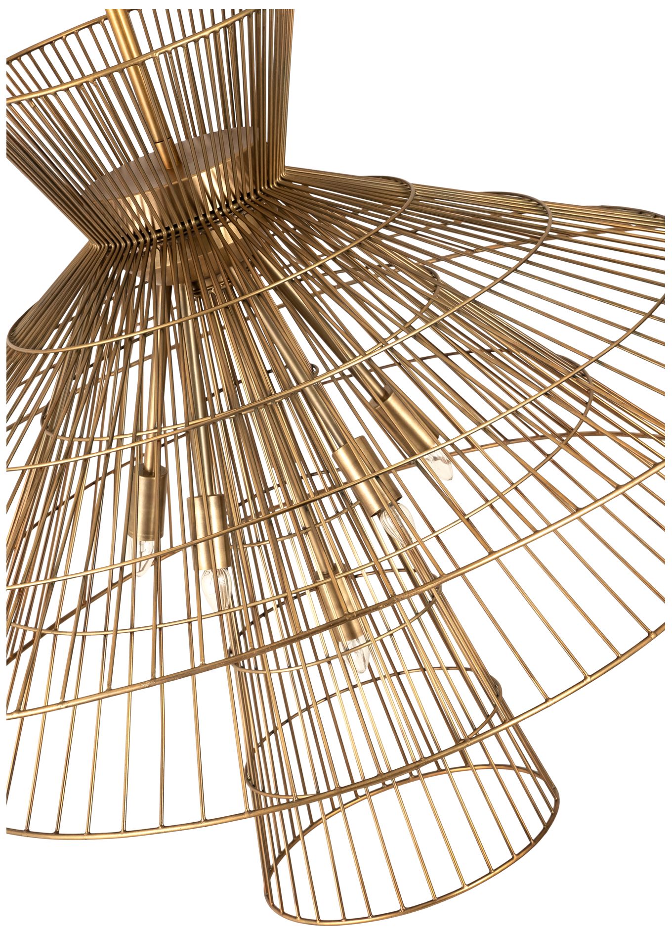 Image 6 Alito by Z-Lite Rubbed Brass 35 inch 8 Light Chandelier more views