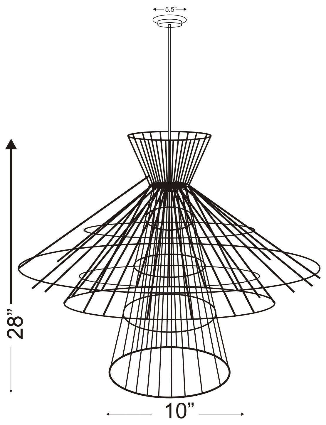 Alito by Z-Lite Rubbed Brass 35 inch 8 Light Chandelier