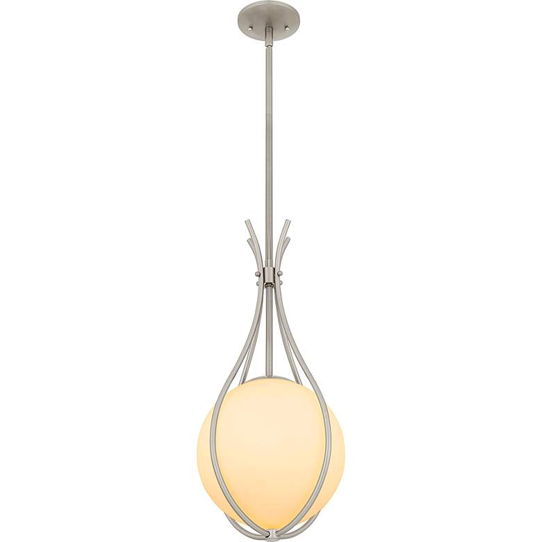 Image 4 Aliyah 1-Light Brushed Nickel Mini Pendant Light more views