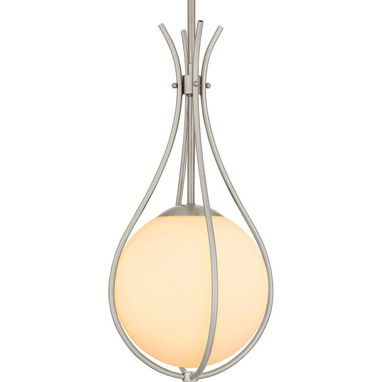 Image 5 Aliyah 1-Light Brushed Nickel Mini Pendant Light more views