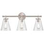 1_Aliza 22" Wide Brushed Nickel 3-Light Bath Light