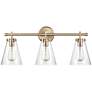1_Aliza 27" Wide Modern Gold 3-Light Vanity Bath Light