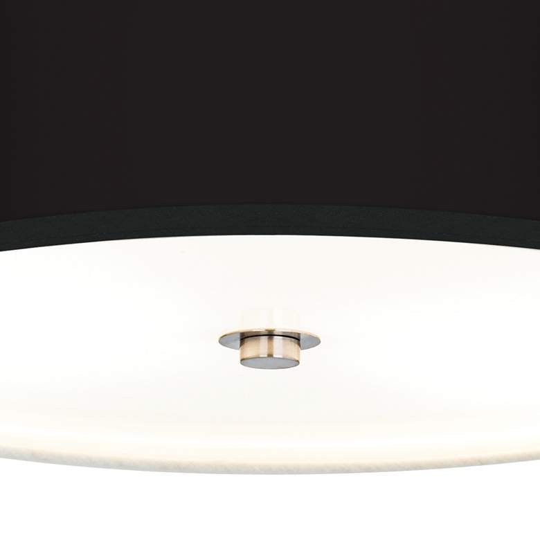 Image 4 All Black Giclee Energy Efficient Ceiling Light more views