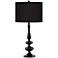 All Black Giclee Paley Black Table Lamp