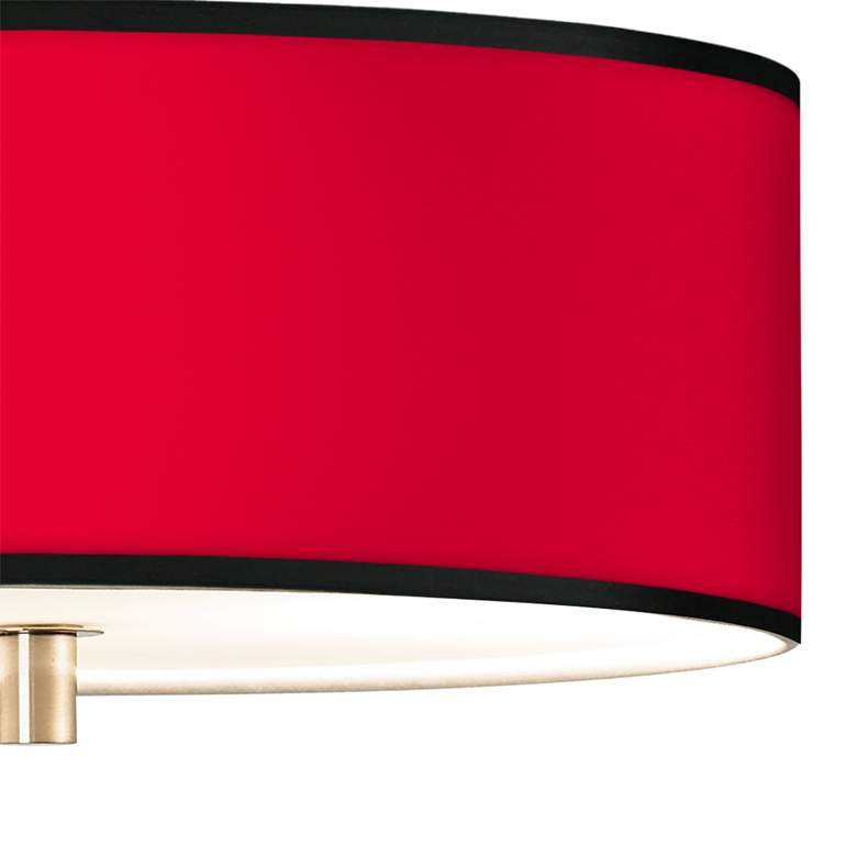 Image 2 All Red Giclee 14 inch Wide Ceiling Light more views