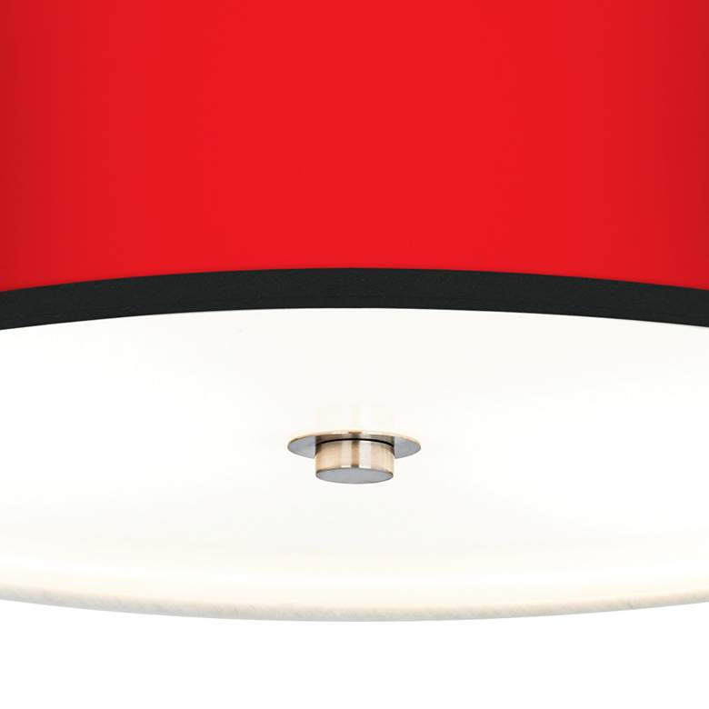 Image 3 All Red Giclee Energy Efficient Ceiling Light more views