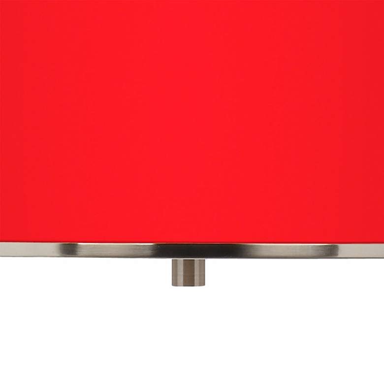 Image 2 All Red Giclee Glow 16 inch Wide Pendant Light more views