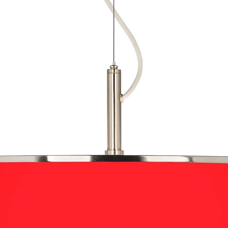 Image 2 All Red Giclee Glow 20" Wide Pendant Light more views