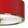 All Red Gold 14" Wide Ceiling Light