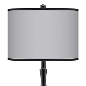 Image2 of All Silver Giclee Paley Black Table Lamp more views