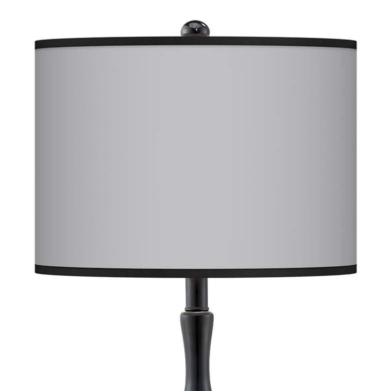 Image 2 All Silver Giclee Paley Black Table Lamp more views