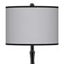 All Silver Giclee Paley Black Table Lamp