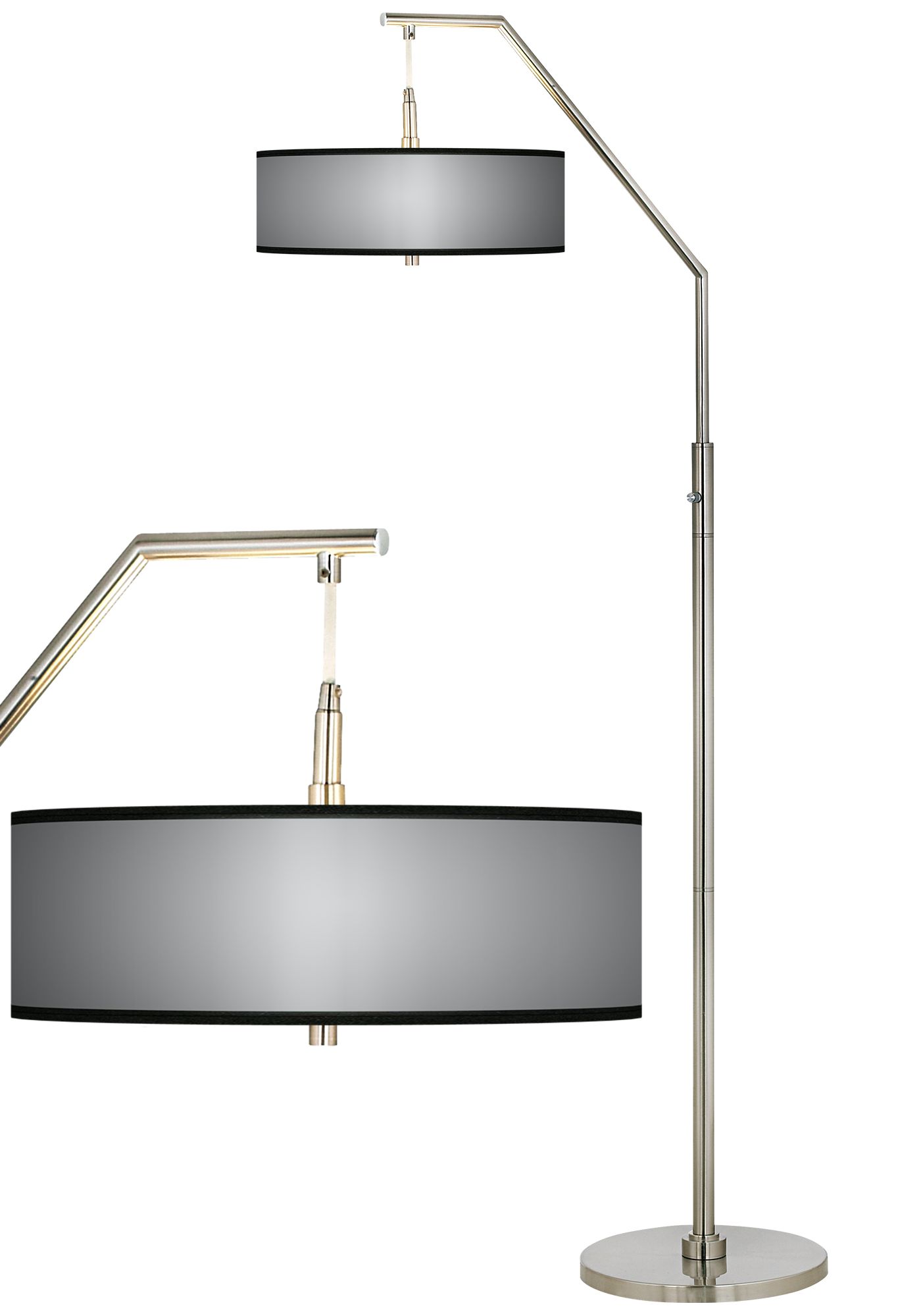 Floor lamp diffuser shade clearance