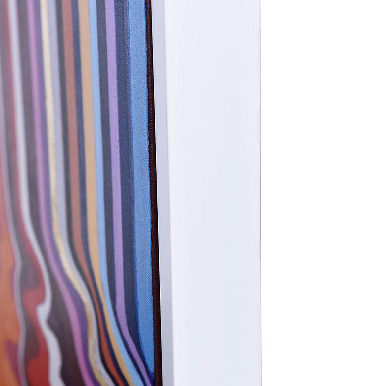Image 4 All The Crayons Are Melting Art Print On Canvas Framed more views