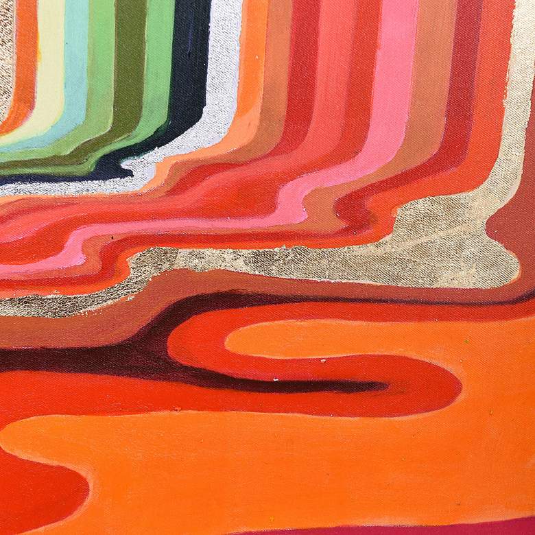 Image 5 All The Crayons Are Melting Art Print On Canvas Framed more views