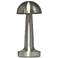 All The Rages 9" Chrome Dome Rechargeable Touch Sensor Cordless Lamp