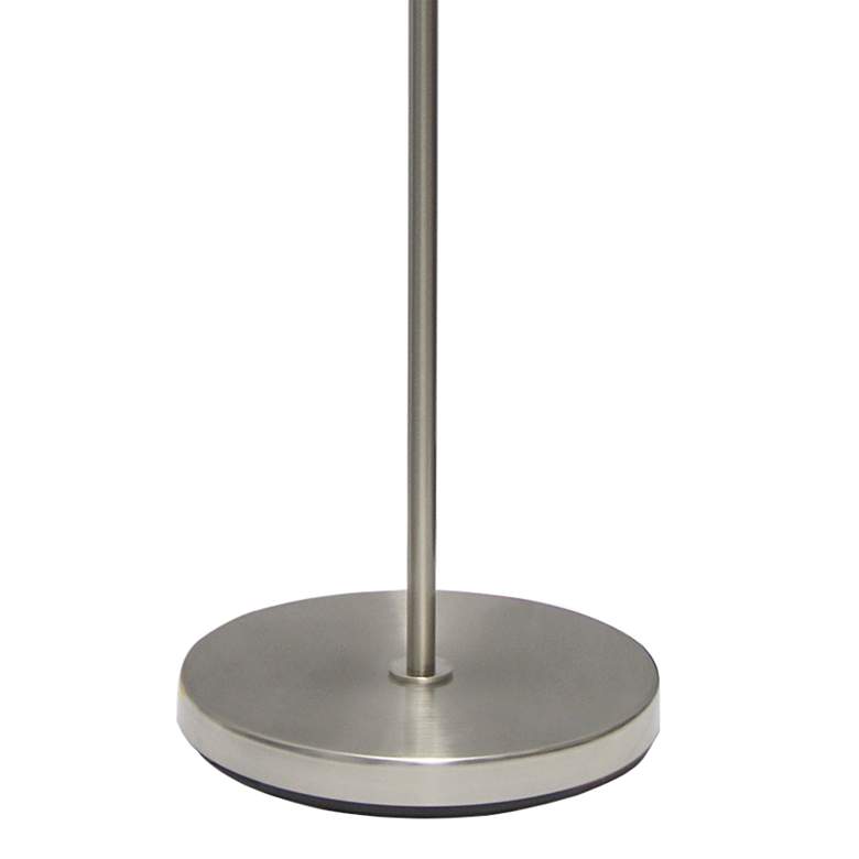 Image 4 All the Rages Analisa 58 1/4" Black Shade Brushed Nickel Floor Lamp more views