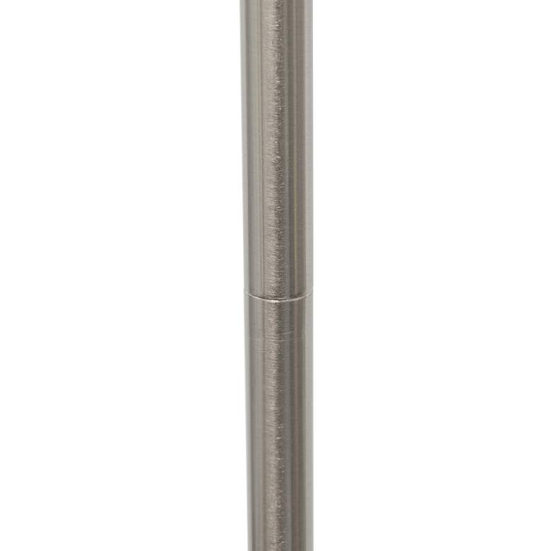 Image 6 All the Rages Analisa 58 1/4 inch Black Shade Brushed Nickel Floor Lamp more views