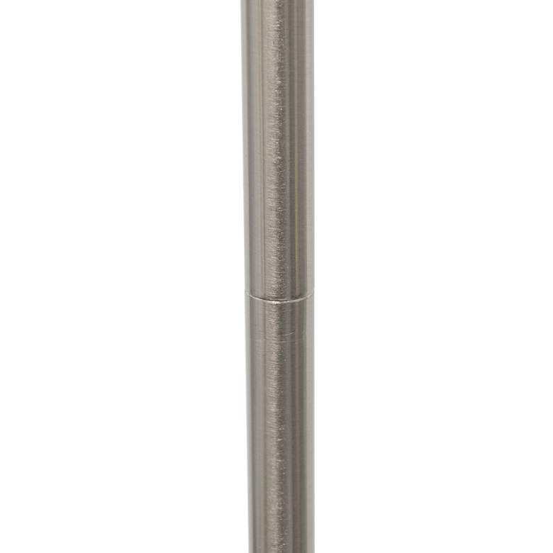 Image 6 All the Rages Analisa 58 1/4" Black Shade Brushed Nickel Floor Lamp more views