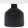 4_All the Rages Bocksbeutal 9 1/2" High Black Concrete Accent Table Lamp more views
