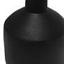All the Rages Bocksbeutal 9 1/2" High Black Concrete Accent Table Lamp