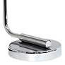 All the Rages Bronson 19" Glass and Chrome Lantern Desk Lamp