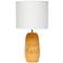 All The Rages Cozy Autumn 18" Orange Hello Fall Inscription Table Lamp