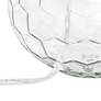 6_All the Rages Demare 17 3/4" Clear Honeycomb Glass Accent Table Lamp more views