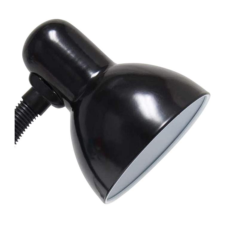 Image 3 All The Rages Essentix Fundamental 14 1/4" Black Gooseneck Desk Lamp more views