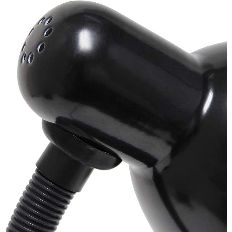 Image 6 All The Rages Essentix Fundamental 14 1/4" Black Gooseneck Desk Lamp more views